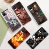JW87 Attack On Titan Transparent Case for Samsung A04 A14 A23 M33 M53 Realme 10 9 C35 C55 VIVO Y02 X80 Infinix Hot 30 Note 11 Tecno Spark 8P Pro