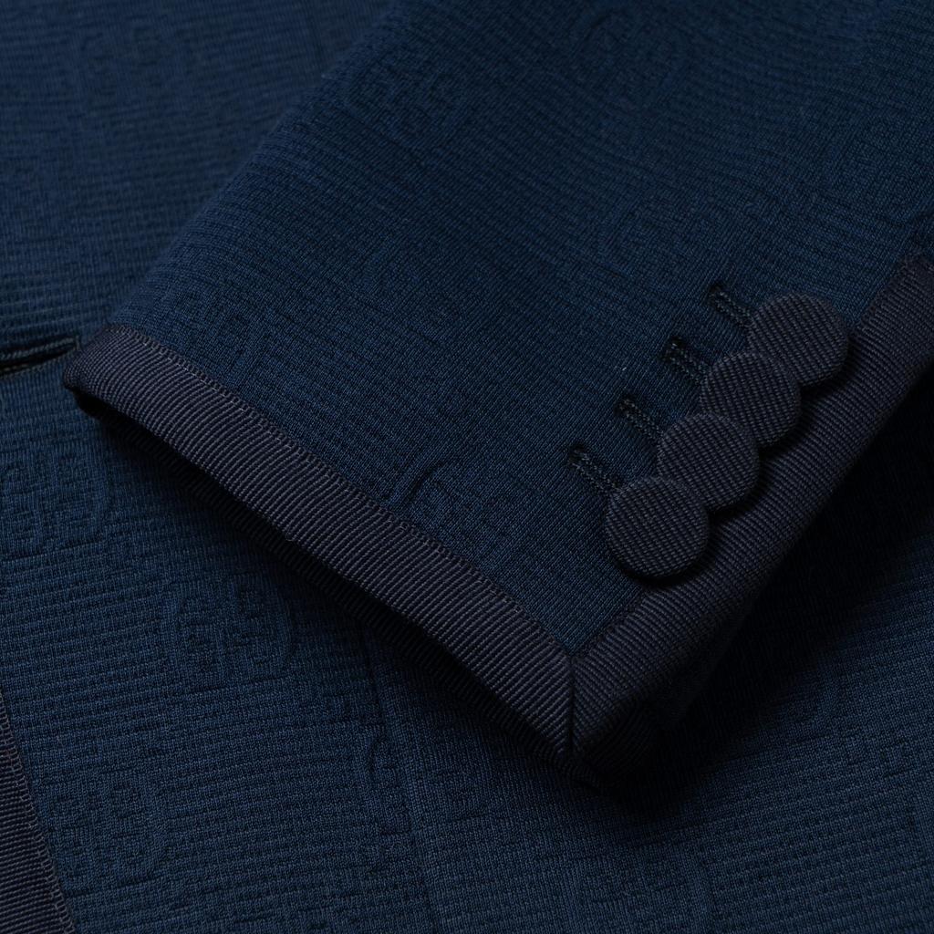Gucci Космогония Деловое пальто Мужское Темно-синий 722465-ZAKNI-4440