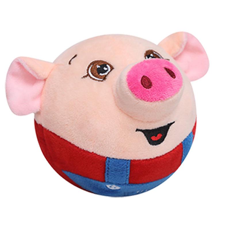 Детская говорящая мультяшная прыгающая игрушка-мяч с функцией музыки и вибрации