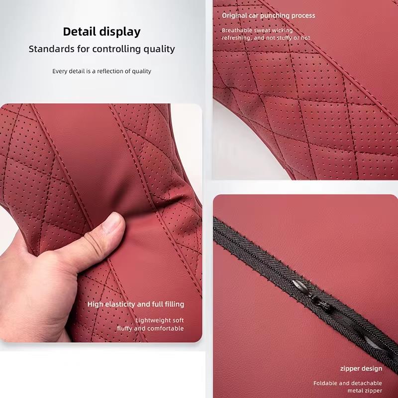 AAAYT1 Car Seat Headrest Pad Protect Lumbar Cushion Accessories For Opel Mokka Corsa D Astra Adam Antara Zafira Combo OPC Vectra H G J