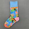 Женские носки унисекс из чесаного хлопка Happy Socks Вишня Клубника