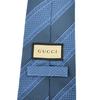 Gucci Шелковый галстук с узором GG, синий шелк, б/у