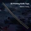 3D-печать нож игрушки ролевые игрушки катана гравитационный телескопический нож реалистичный внешний вид катана меч игрушка для детей дети