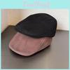 Solid Retro Color Urban Baseball Cap Short Brim Breathable Cotton Casual Wear