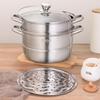 Debo Sophie 28см Двухслойная Кастрюля-пароварка из нержавеющей стали 304