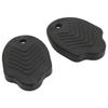 1 Pair Cycling Cleats Cover Rubber Bike Shoe Cleats Protective Cover for Mountain Bike Black