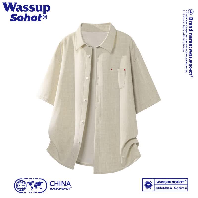 Мужские повседневные топы с коротким рукавом Wassup Sohot