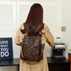 Рюкзак с принтом, женская сумка большой вместимости с защитой от краж, мягкий кожаный рюкзак для поездок на работу