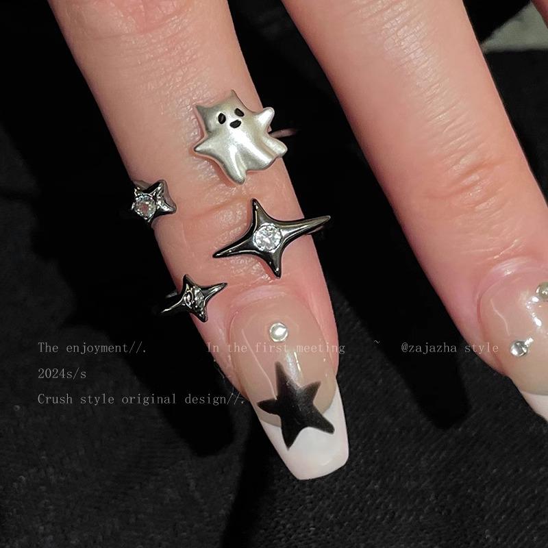 Элегантное мультяшное разомкнутое кольцо: Стильный, универсальный и роскошный для женщин