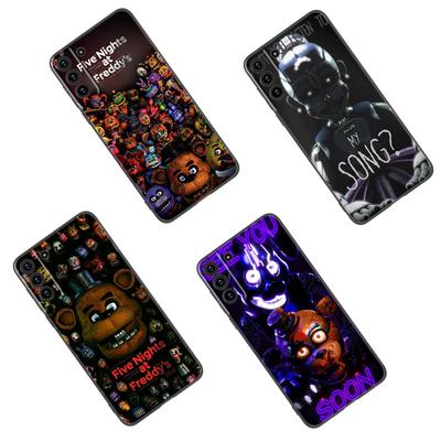 Five-Nights-At-Freddys черный силиконовый чехол для телефона Samsung Galaxy S23 S21 S20 FE S24 S22 Ultra S10E S10 S9 S8 Plus