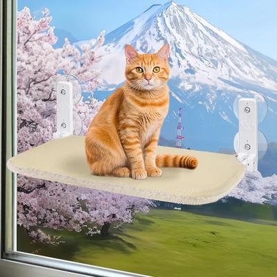 Гамак для кошек на окно с сильными присосками большой легкий для кошек гамак для кошек 25 кг вес дышащий подходит как для лета, так и для стрессового окна окно для просмотра