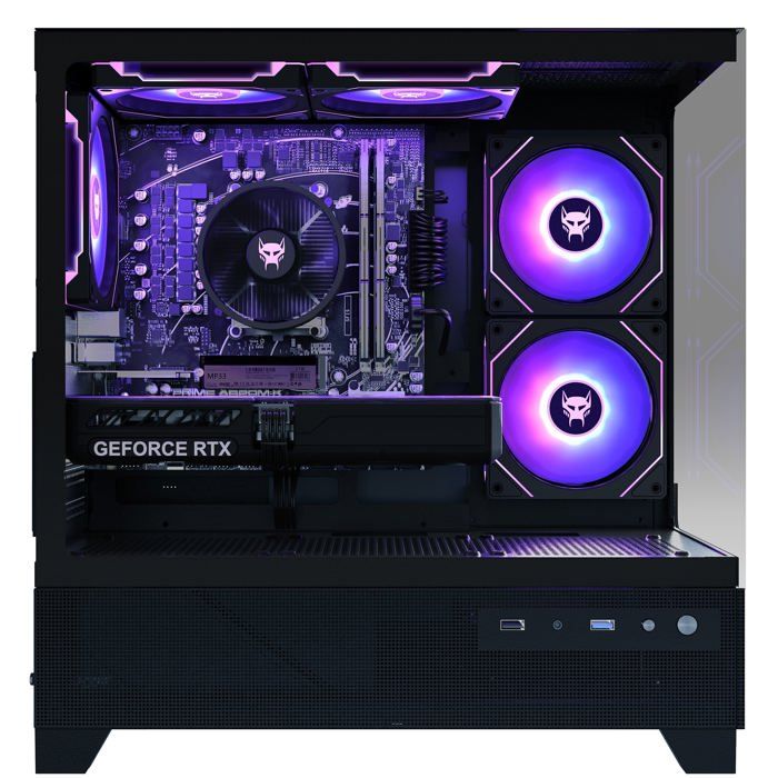 BEASTCOM Q5 Pro Gaming, PC Gamer, AMD Ryzen 7 5700X, NVIDIA RTX 5060, 16 Go RAM, 1 To NVMe, WiFi, Win11