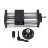 Slide Linear Stage 100mm Stroke 10mm Reserved Protection Dual Axes Manual Linear Rail Sliding Table
