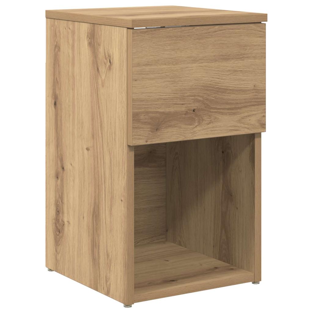 Bedside Cabinet Set 2 pcs Artisan Oak 29 x 31.5 x 49 cm Engineered Wood