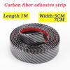 Carbon Fiber Rubber Strip Car Stickers Anti Scratch Door Sill Protector Car Threshold Protection Bumper Film Sticker Car Sticker