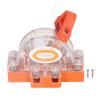 Transparent Knife Switch 2P 32A Double Pole Against Electric Shock Safety Knife Switch with