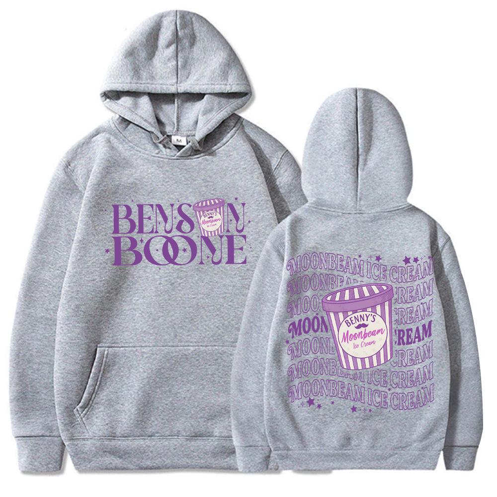 Benson Boone 2025 Tour Hoodie - Moonbeam Ice Cream Edition