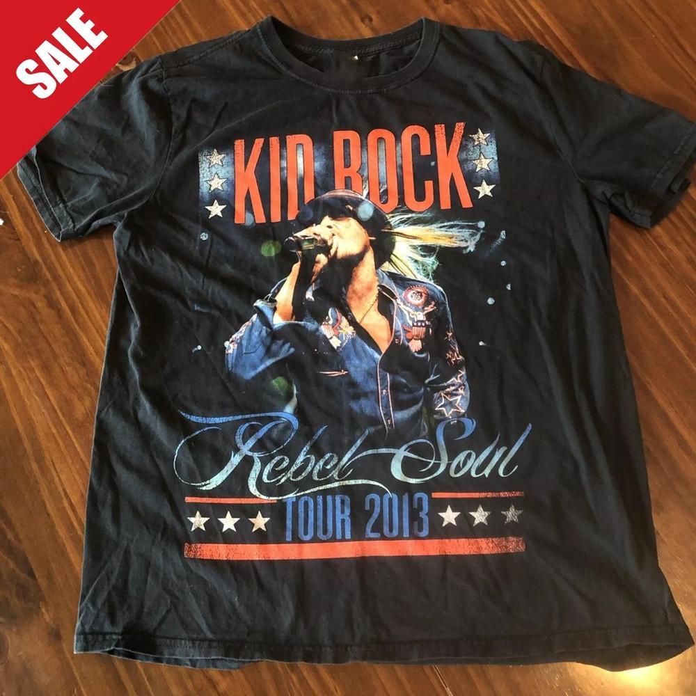 Rare Kid Rock concert Tshirt 2013 Men Men S5XL Tee 1HN879 Unisex T-Shirt