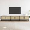 VidaXL Meuble TV chêne sonoma 240x35x41 cm bois d'ingénierie, support TV, buffet TV, meuble multimédia, banc TV, meuble 3300796