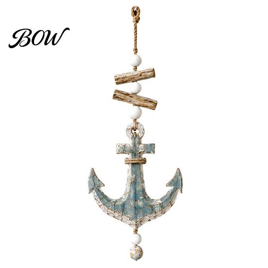 Indoor Battery Operated Lights Lighted Wooden Fish Starfish Wall Hanging Ornament, Beachy Decor with Warm Navy Blue Room Decorations LED Lights,