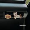 Healing Car Fragrance Diffuser Clip for Car Interior Air Vent, Cute Cat Car Aroma Diffuser Stone for Women