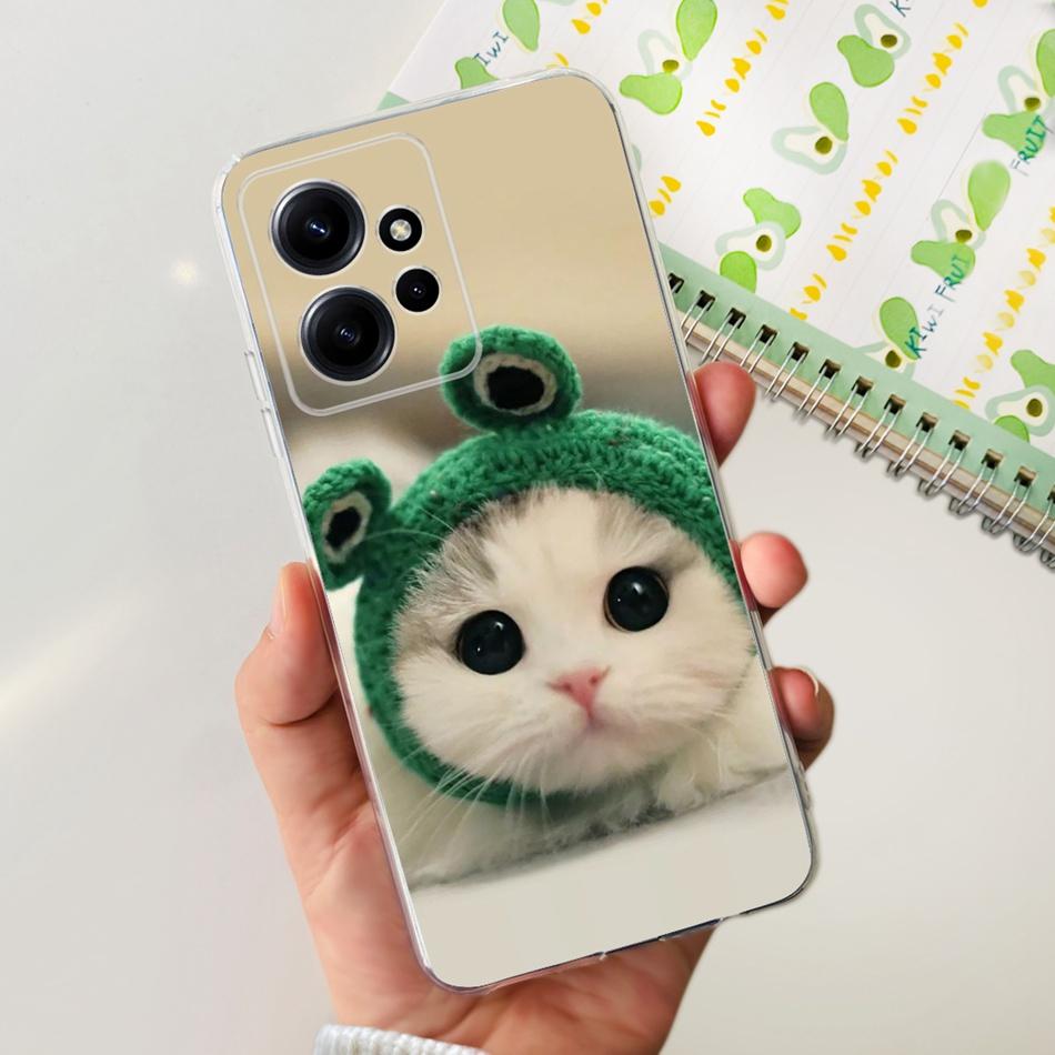 Для Xiaomi Redmi Note 12 Global Стильный Чехол для Телефона Мягкий Силикон ТПУ Задняя Крышка Для Redmi Note 12 Pro 4G Note12 12Pro