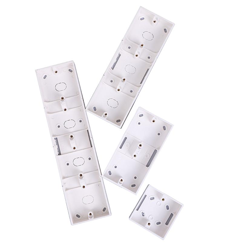 86 Тип 2/3/4 Розетка группового переключателя Распределительная коробка Настенная розетка Темная коробка