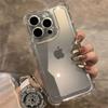 Роскошный прозрачный противоударный чехол для iPhone 15 16 14 13 12 11 Pro Max X Xs XR Max 8 Plus Силиконовый бампер Броня Жесткая задняя крышка