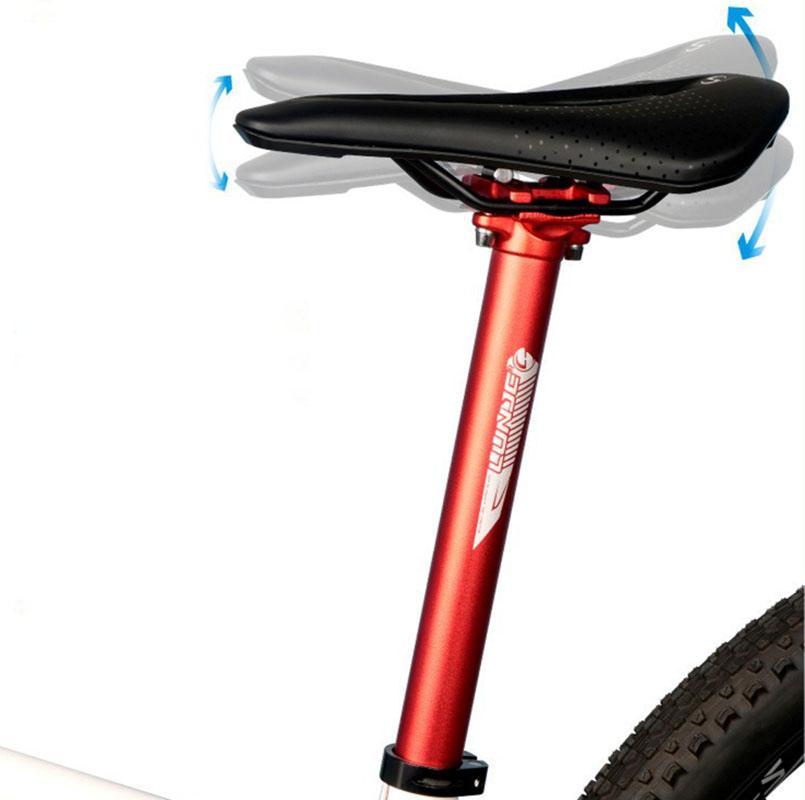 Mountain Bike Seat Tube 27.2/30.9/31.6*400mm Road Bicycle Aluminum Alloy Extended Double Nail Bicycle Seatpost Bike Parts