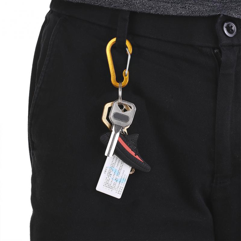 5 PCS Carabiner Clips Mini Aluminum Alloy Keychain Carabiner Clip D Rings for Outdoor Camping Hiking Fishing Backpacking