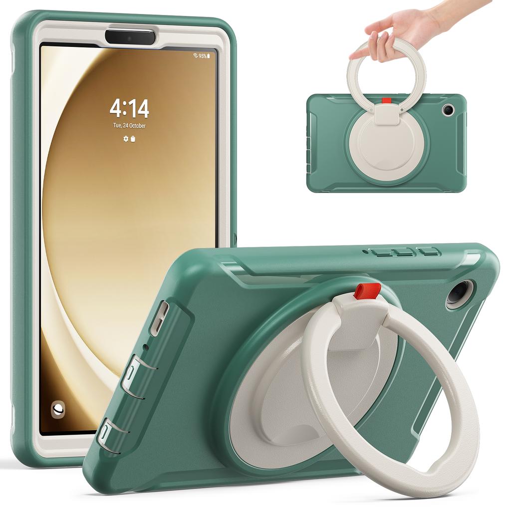 Stand Case for Samsung Galaxy Tab A11 2025 SM-X130 SM-X135 A9 2023 SM-X110 115 117 A7 Lite 8.7 2021 SM-T220 T225 Cover 3-Layers