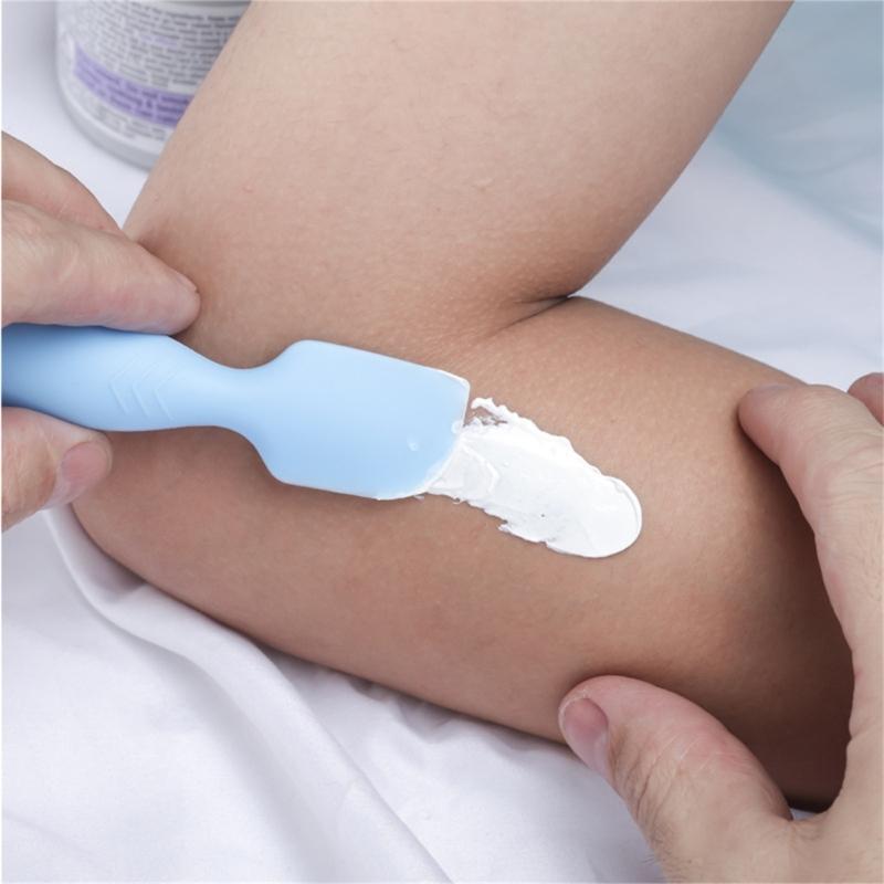 Baby Diaper Cream Spatula Applicator Baby Butt Paste Spatulas Mini Baby Diaper Rash Cream Brush Soft Silicone Durable