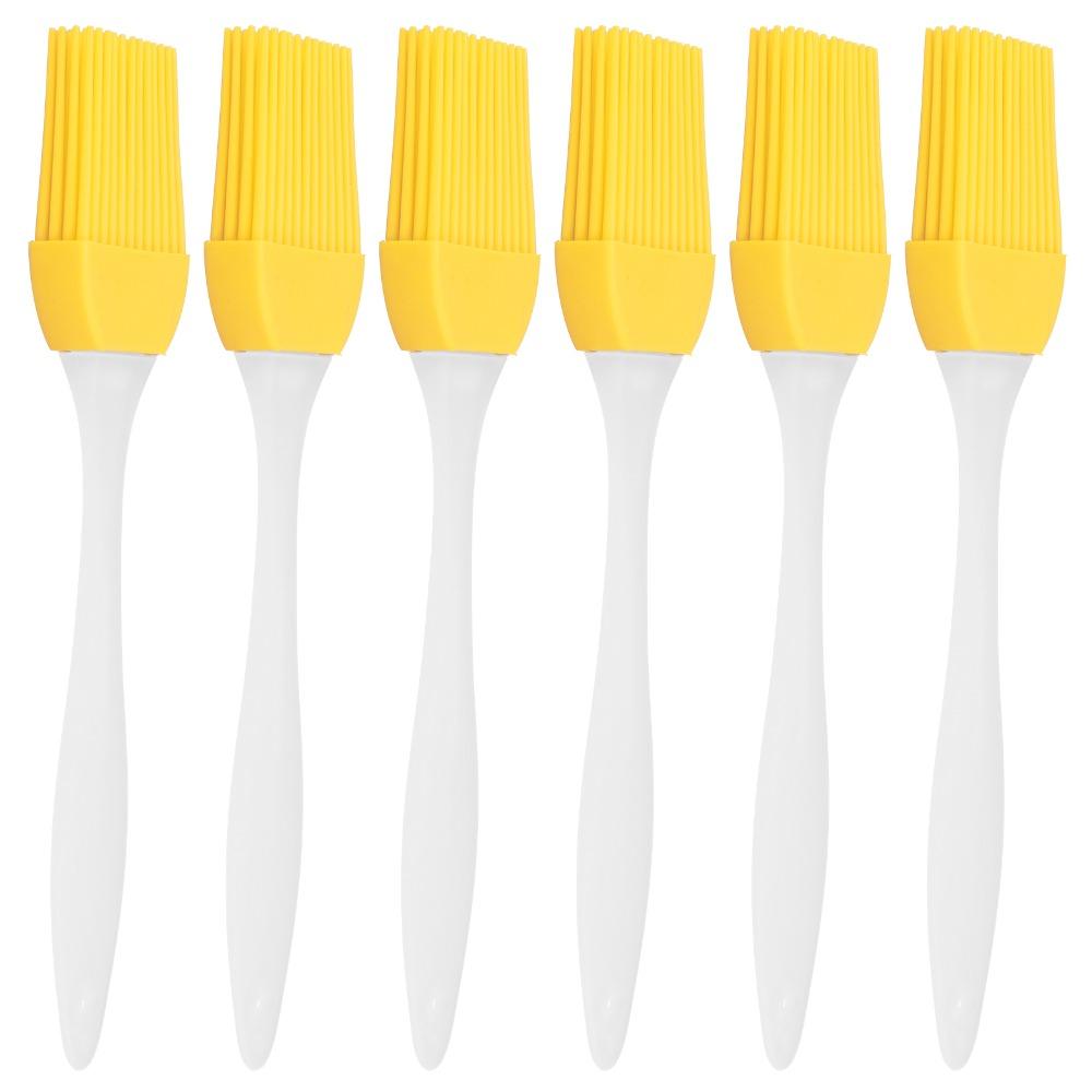6Pcs Food Grade Grill Scrubber Heat resistance Pastry Scrubber Kitchen Gadget Basting Brush BBQ