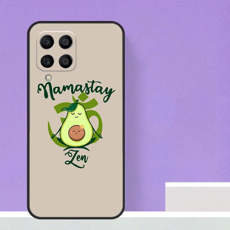 Забавный узор «Авокадо Йога» для Samsung Galaxy M13 M33 M53 M12 M32 M52 M14 M34 M54 M20 M51 M21 M30s M31s M15 M55 Чехол