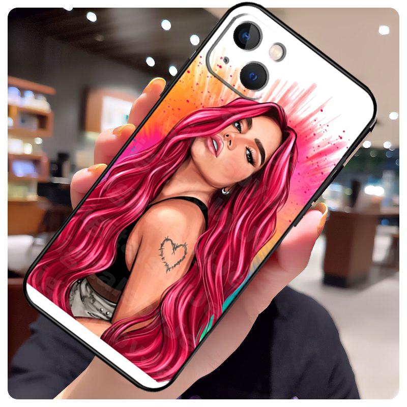 KAROL G Case For iPhone 17 Pro Max 15 14 13 11 12 16 Pro Max mini 15 16 Plus 16e 17 Air Phone Cover