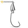 [Готовая доставка] 5 шт. офсетные крючки-червяки 5 г-7 г-10 г-14 г рыболовные крючки с пулевидной головкой, джиг-головка, рыболовные крючки без сорняков для снастей для ловли карпа
