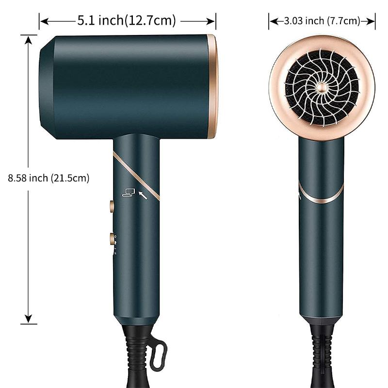 Negative Ion Household Hair Dryer High Power Folding Hair Dryer