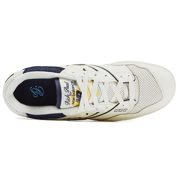 Рич Пол x New Balance 550 Белые Темно-синие Унисекс Кроссовки BB550RP1