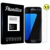 Tempered Glass for Samsung Galaxy S7 - [Pack 3] Ultra Resistant Screen Protector Glass Film [Phonillico®]