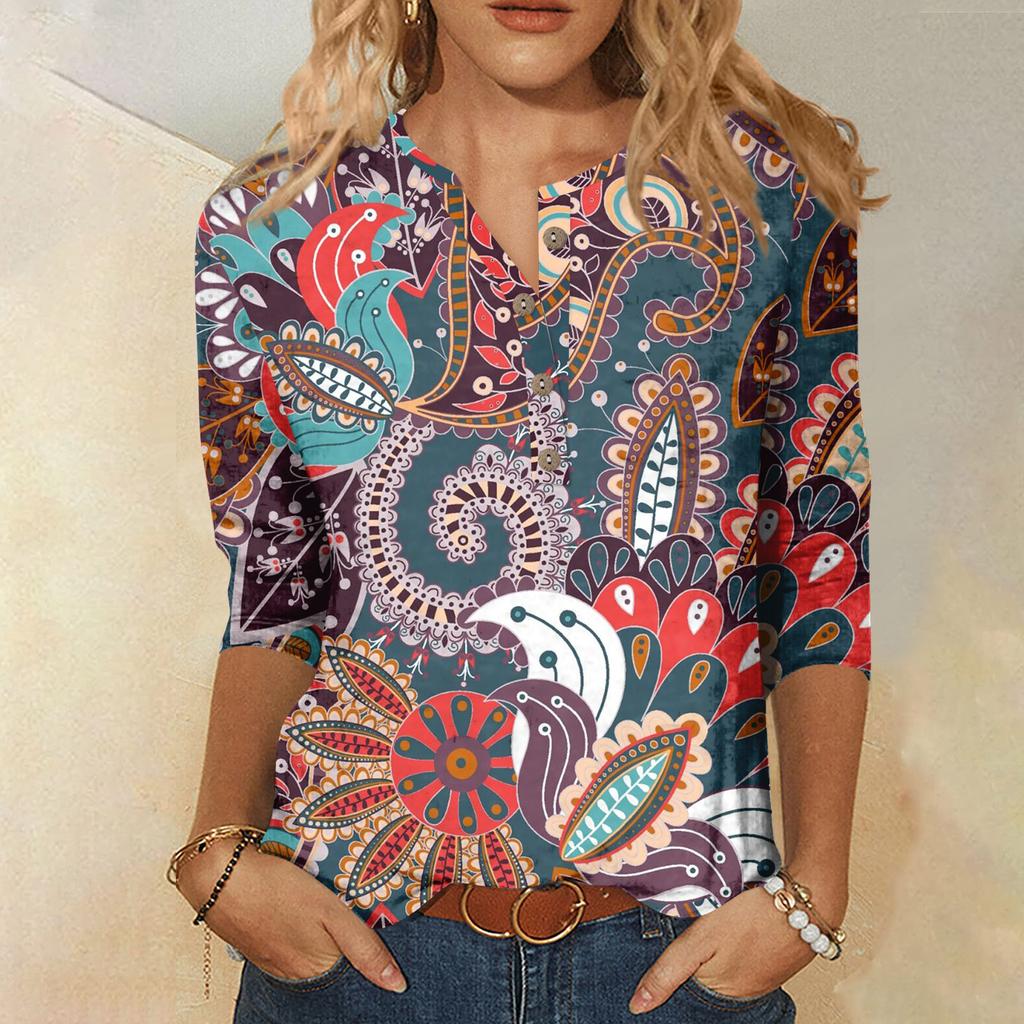 Women's Fashion Valentine's Day Printed Long Sleeve Loose Round Neck Sweatshirt Top Fall