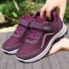 Walking Shoes Women's New Soft Sole Comfortable Sneakers Velcro Middle-aged and Elderly Mother Shoes Breathable Mesh Casual Shoes