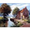 Frame Painting By Numbers Kits For Adults Kits House Landscape Handmade Picture Coloring By Numbers For Home Decors 40x50