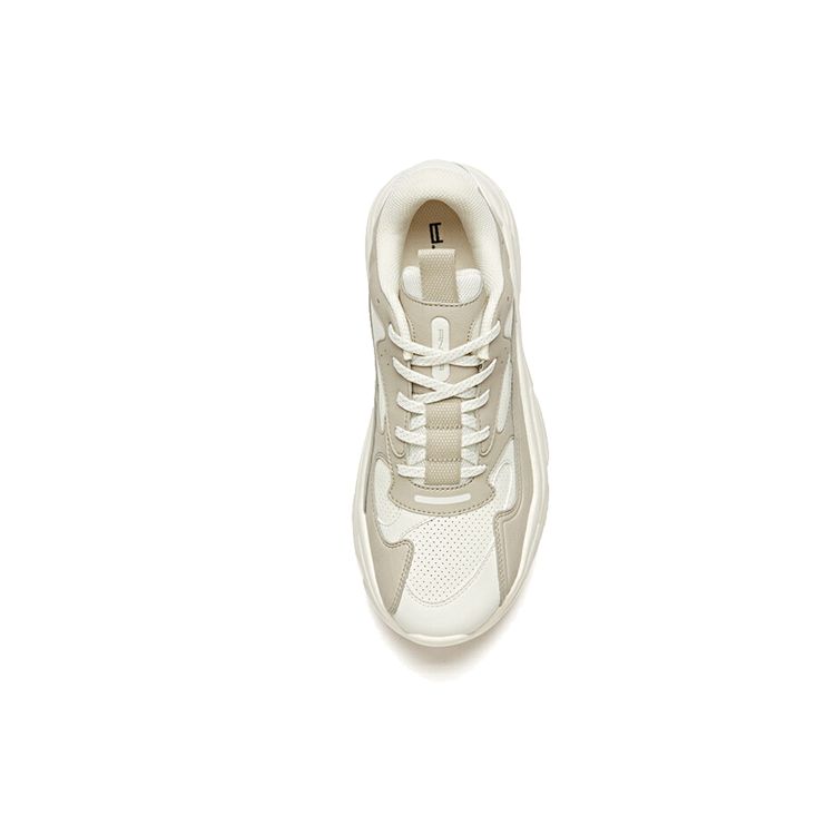 Anta Lifestyle Series Non-Slip Wear-Resistant Low-Top Dad Shoes Men Sneakers Gray 11948882-2