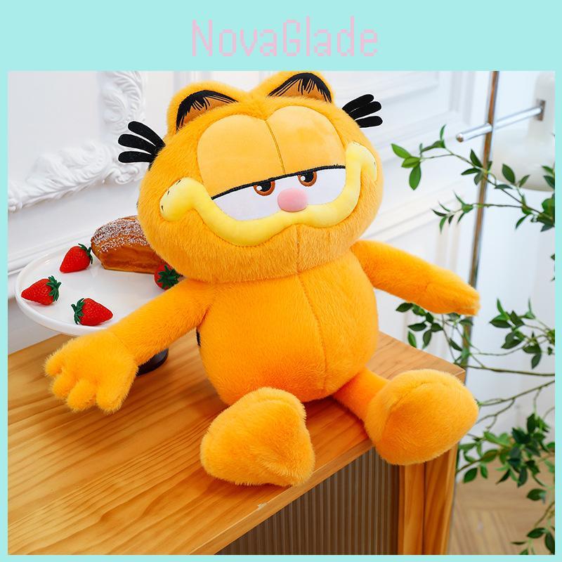 Charming Garfield Cat Plush Figure Cozy Sleep Companion Cute Stuffed Toy For All Ages