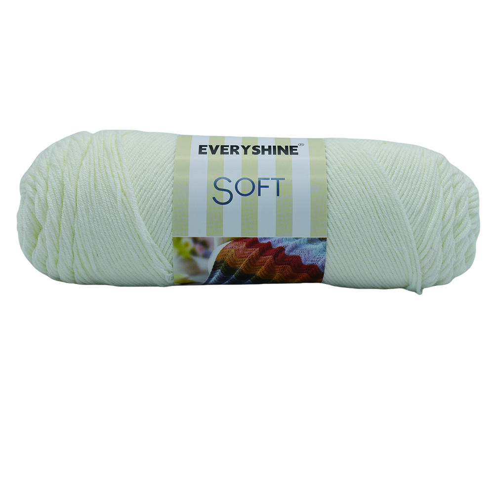 2 моточка акриловой пряжи (190 г/6,7 унций, 380 м/416 ярдов) – Многоцветная камвольная пряжа для вязания спицами и крючком – Мягкое молочное волокно для амигуруми,