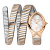 Just Cavalli Classico Lungo White Dial Two Tone Steel Strap Watch for Women JC1L248M0075