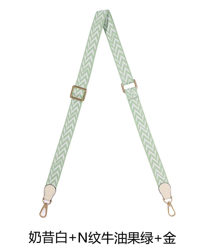 Paired With Longxiang Bag H Evelyn Lunch Box Adjustable Canvas Webbing Shoulder Strap Women's Crossbody Polka Dot DIY