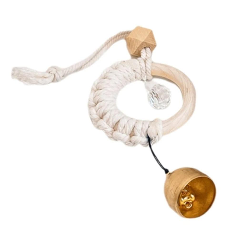 New Weaving Rope Wind Chimes Wall-mounting Pendants Wall Wooden Door Pendant Saves Space Hangings Kid Room Window Decors