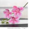 3 Heads Design Artificial Magnolia Flower Silk Material Simulated Orchid  Party Decoration