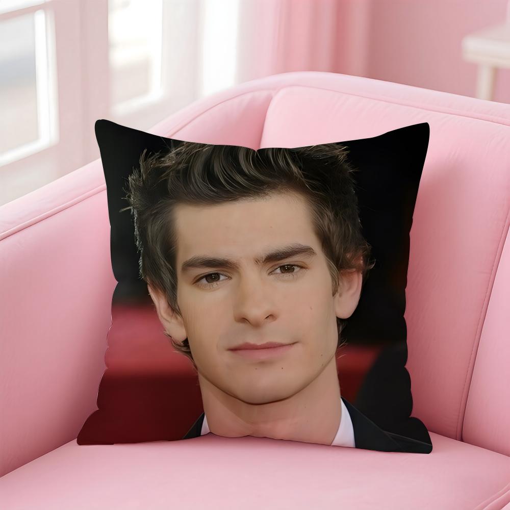 1PC Souvenir Of American AAndrew Garfield Cushion Cover Pillowcase Short Plush Invisible zipper Room Sofa Cushion Cover